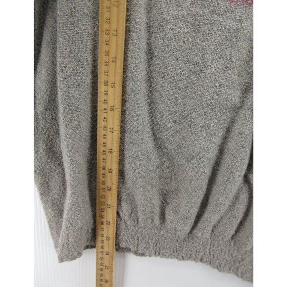 Ikat Sweater Medium Pullover Geometric Artsy Cutout Back Aztec * - Picture 5 of 11